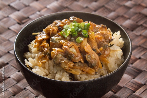 Fototapeta あさり御飯