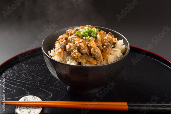 Fototapeta あさり御飯