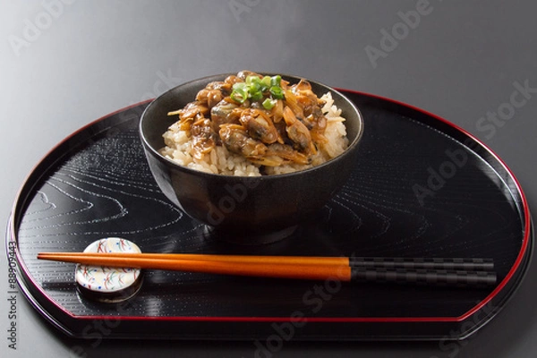 Fototapeta あさり御飯