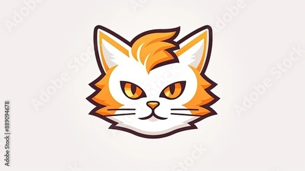 Obraz an orange and white cat 
