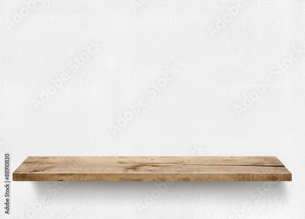 Obraz Wood plank shelf