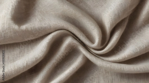 Fototapeta Soft linen fabric texture background