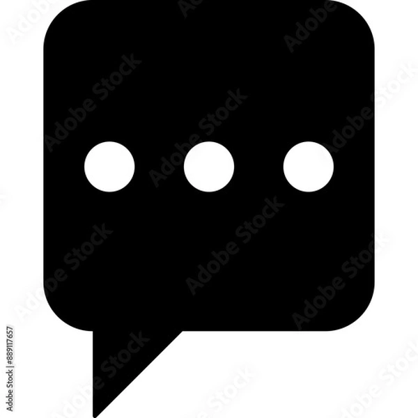 Fototapeta Message Bubble, Chat Message, Comment Icon