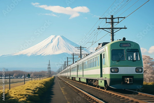 Fototapeta zug, bahn, bahn, dampflok, beförderung, sbahn, s-bahn, u-bahn, strassenbahn, öpnv, öffentlicher, nahverkehr, deutschlandticket, regionalbahn, regionahlverkehr, transport, anreisen, station, bahn, bahn