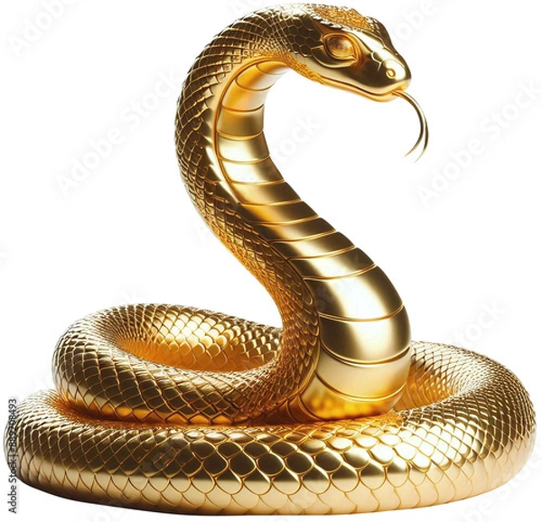 Obraz 황금 뱀 golden snake