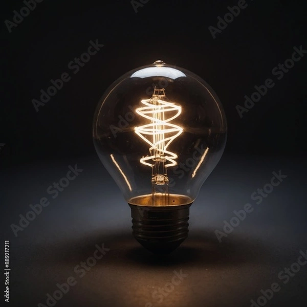 Obraz glowing bulb