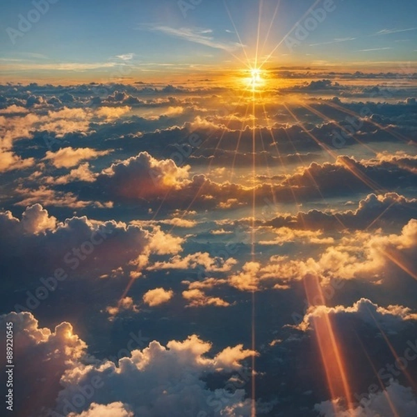 Obraz sunset in the sky