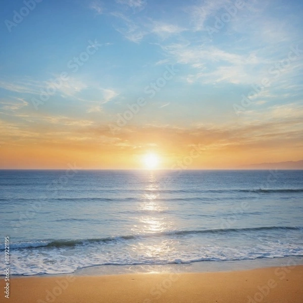 Obraz sunset on the beach