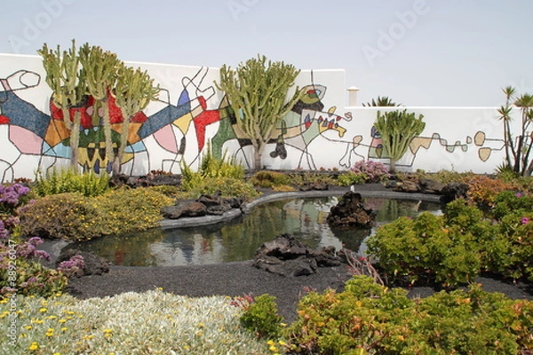 Obraz Eine Parkanlage auf Lanzarote