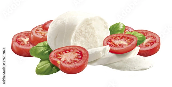 Obraz Mozzarella Tomaten Salat