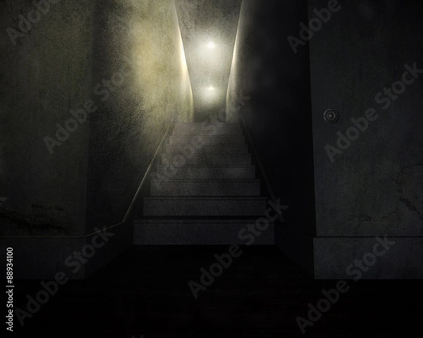 Obraz Treppenhaus Dark