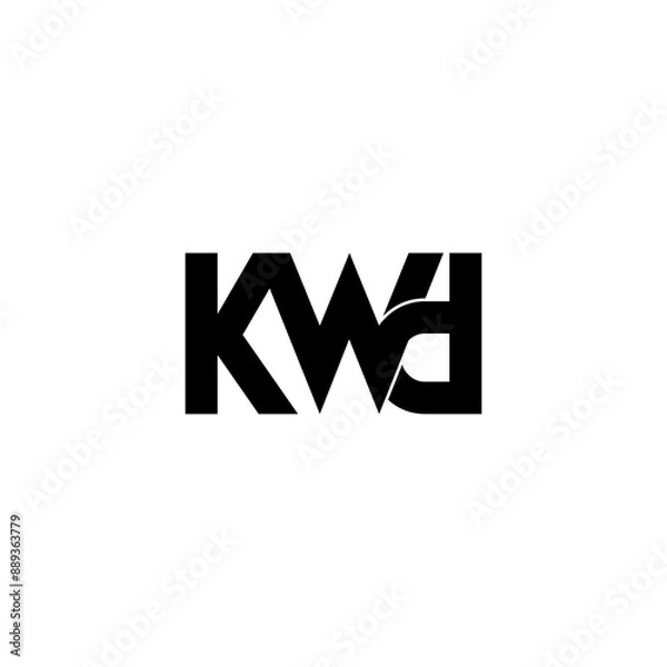 Obraz kwd initial letter monogram logo design