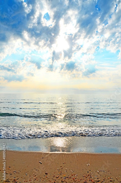 Obraz scena na plaży, lato, wybrzeże