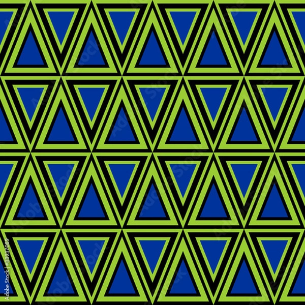 Fototapeta Geometric semless colorful pattern