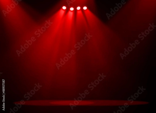 Obraz Czerwone tło sceny