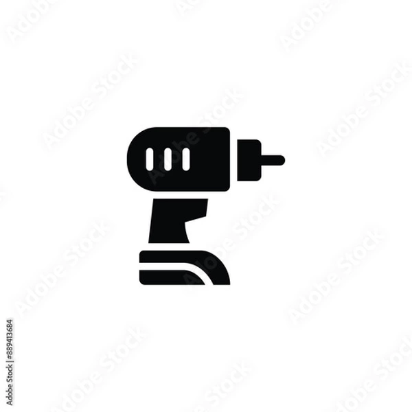 Obraz Cordless Drill Driver icon Power tool