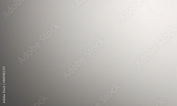 Fototapeta Silver foil background. Metal gradient vector shiny pattern. Chrome stainless gradation surface with reflection. Glossy grey brushed material.	