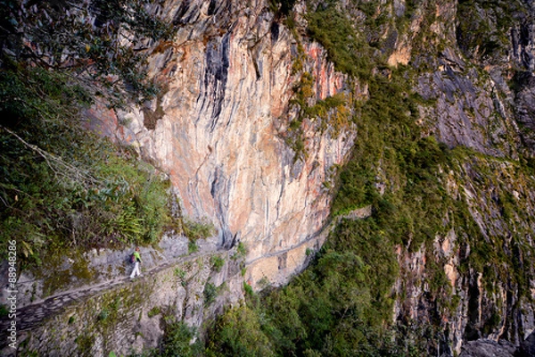 Obraz Inca trail, Machu Picchu, Peru