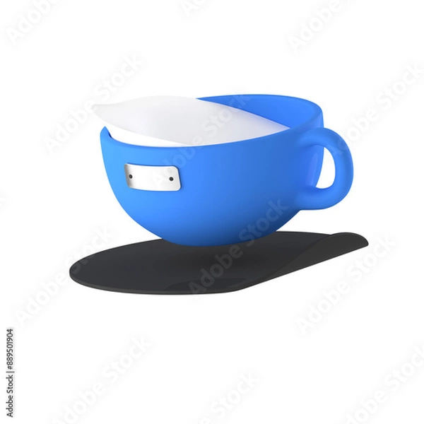 Obraz Back to School 3D Icon , Cup