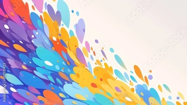 Fototapeta 抽象的なデザインアートの背景画像