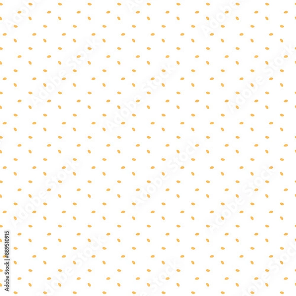 Fototapeta Seamless pattern of white sesame seeds. Abstract wallpaper