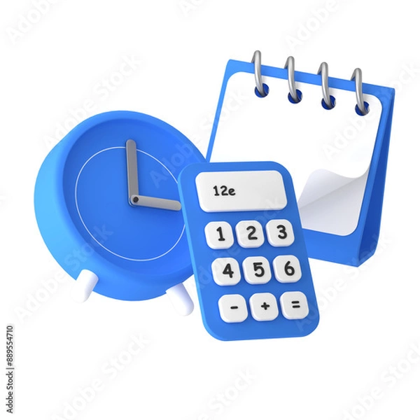 Obraz Back to School 3D Icon , Pack