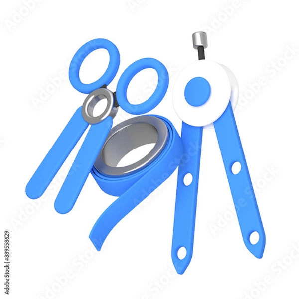 Obraz Back to School 3D Icon , Pack