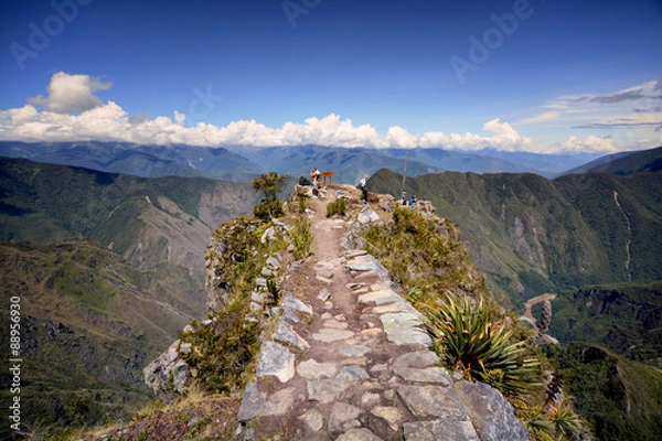 Obraz Machu Picchu summit, Machu Picchu, Peru