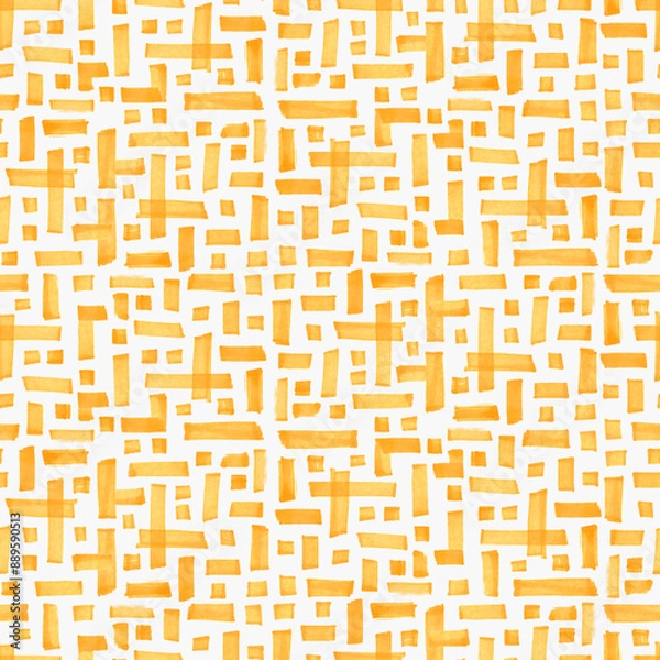Fototapeta Abstract pattern with marker lines. Creative minimalist art background. Good for textile design, wrapping paper, wallpaper.