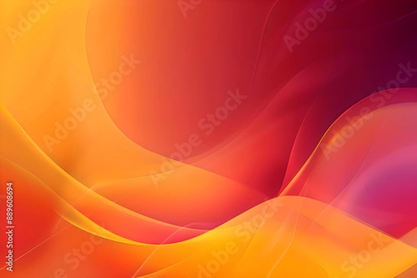 Fototapeta Vibrant Abstract Gradient Background in Oranges and Reds