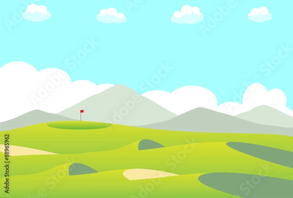 Fototapeta ゴルフ場