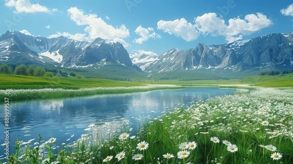 Obraz Scenic views of pristine nature