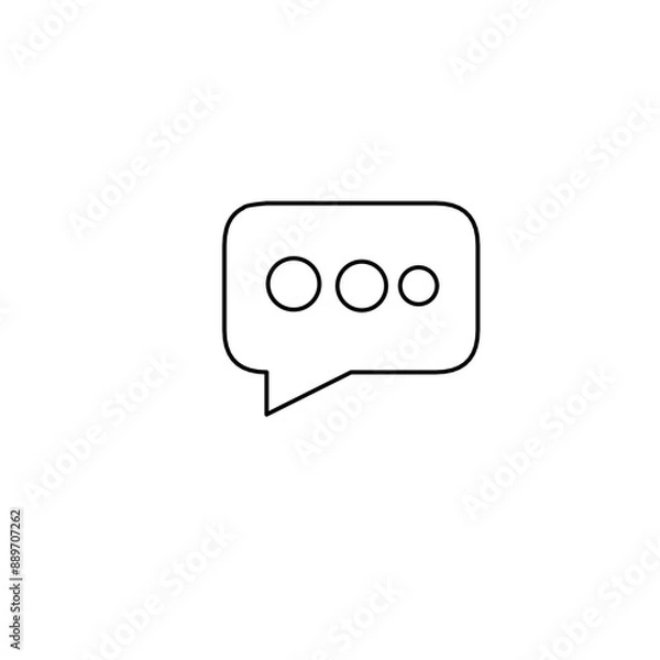 Obraz chat bubble typing podcast doodles