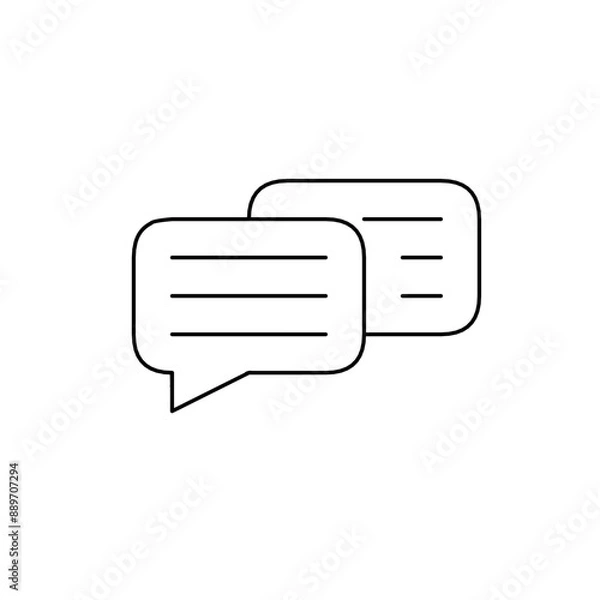 Obraz chat bubble typing podcast doodles