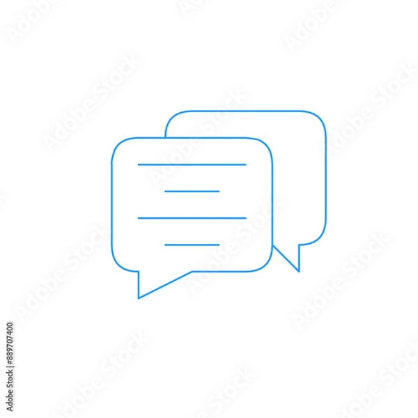 Obraz chat bubble typing podcast doodles