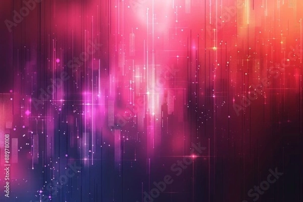 Fototapeta Abstract Techno Background. Vibrant Gradient Design for Web Graphics and Posters