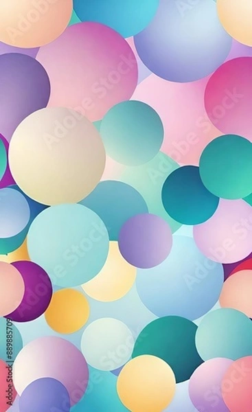 Fototapeta abstract background with circles