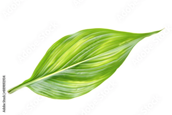 Obraz Ginger Leaf, isolated on white background