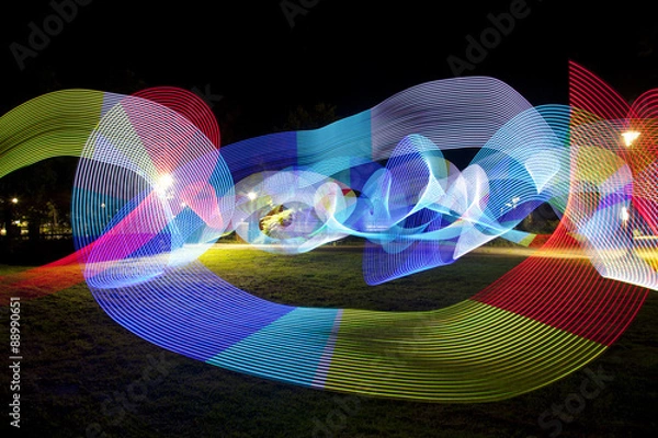 Obraz Lightpainting