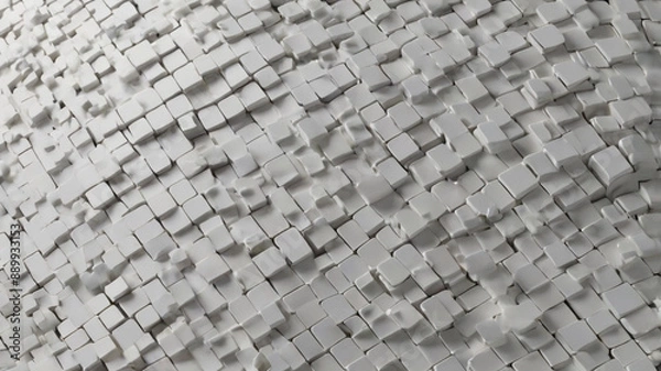 Fototapeta White background of architecture and technology
