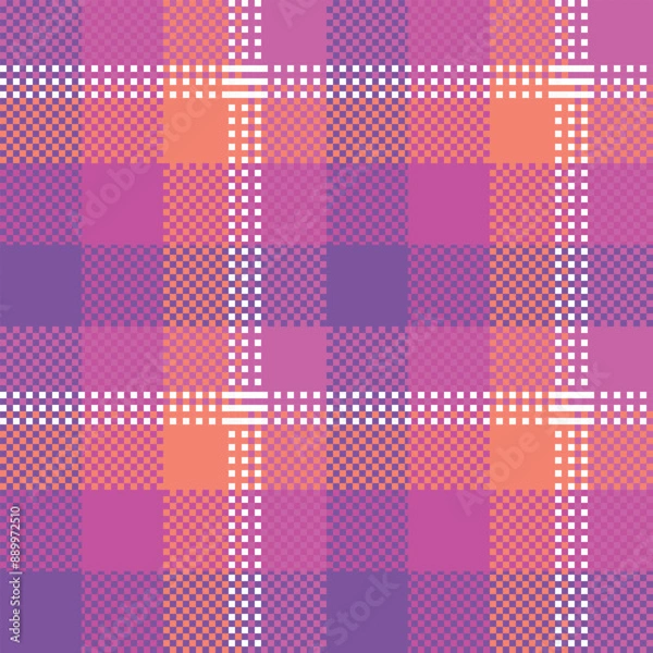 Fototapeta Tartan Plaid Seamless Pattern. Classic Scottish Tartan Design. Template for Design Ornament. Seamless Fabric Texture. Vector Illustration