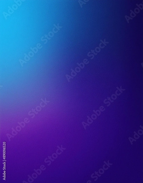 Fototapeta Dark Blue Purple Gradient Background with Grainy Texture
