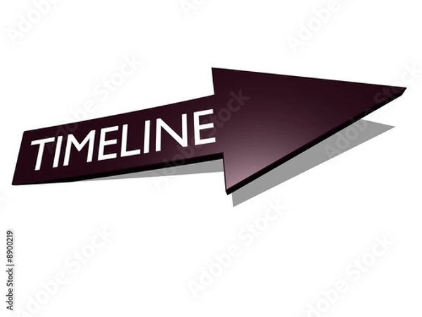 Obraz timeline arrow