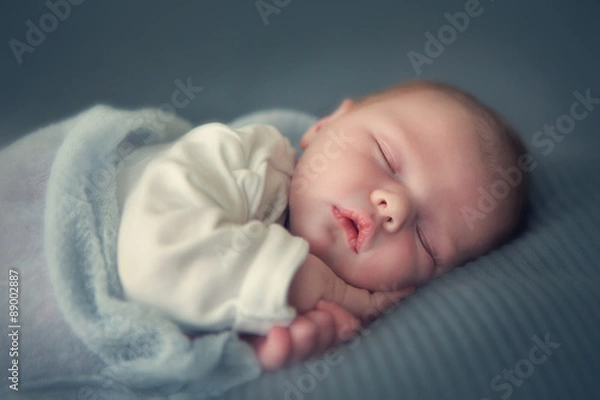 Obraz sleeping newborn baby