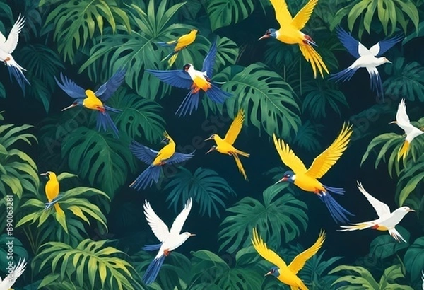 Fototapeta Birds in the sky 