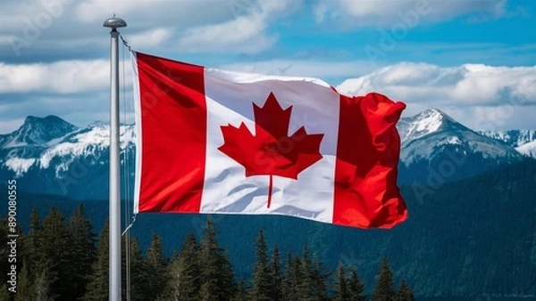 Fototapeta canada flag