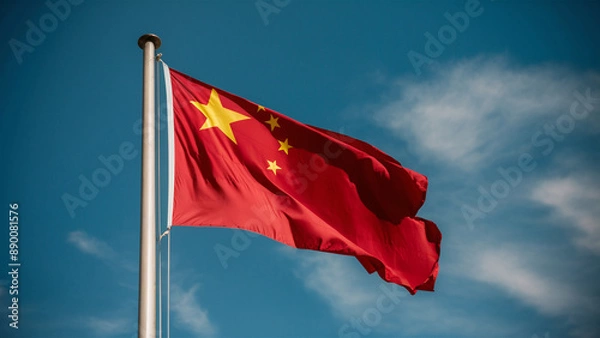 Fototapeta china flag