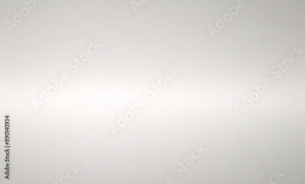 Fototapeta Silver foil background. Metal gradient vector shiny pattern. Chrome stainless gradation surface with reflection. Glossy grey brushed material.	