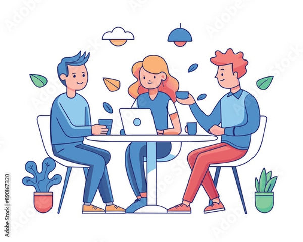 Obraz people in a meeting