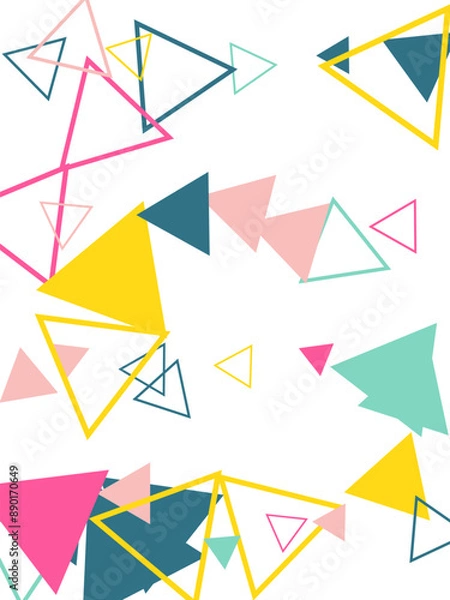Fototapeta background with triangles
